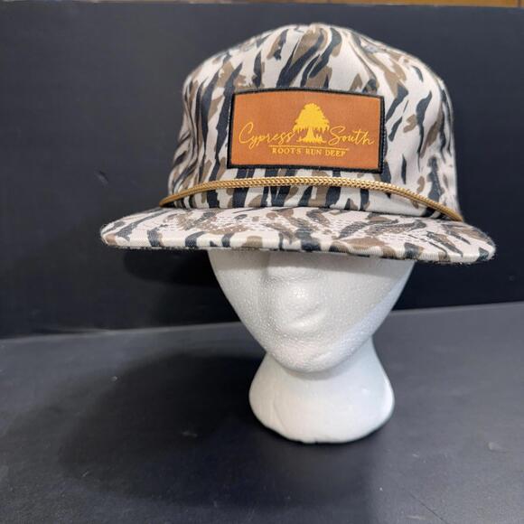 Cypress South Roots Run Deep Preppy Country Boy Camoflage SnapBack Hat - Picture 1 of 9